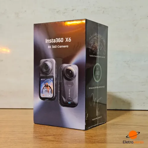 Insta360 X6 Câmera 8K 120MP À Prova d'Água