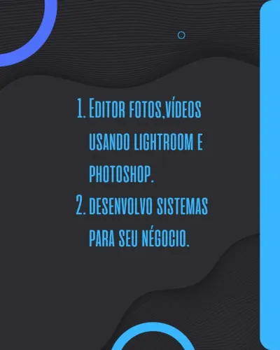 Buscando serviços freelancer como editor, e desenvolvedor