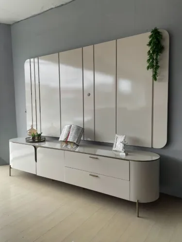 Rack + bancada off white 100% MDF 