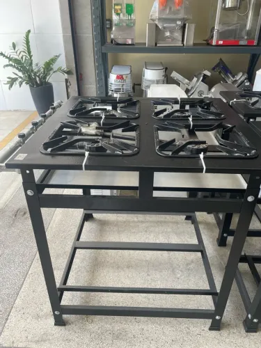 Fogão ind. Alta pressão Cristal Aço