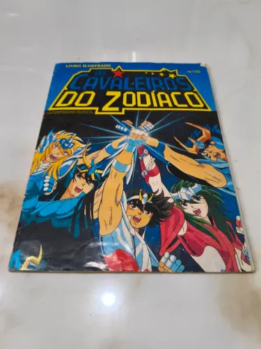 Album de figurinhas dos cavaleiros do zodíaco faltando apenas duas figurinhas