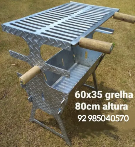 Churrasqueira de aluminio