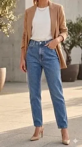 Calça jeans Crooped Brooksfield Donna Tam. 38 semi nova