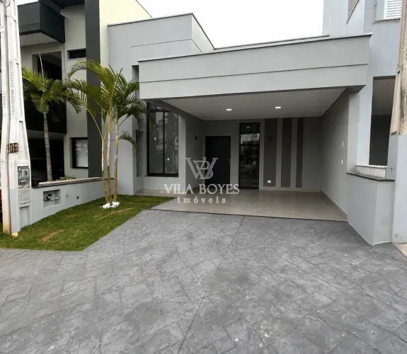 LINDA CASA RECÉM CONSTRUÍDA COM 3 DORMITÓRIOS, SENDO 2 SUÍTES, À VENDA NO CONDOMÍNIO RESID