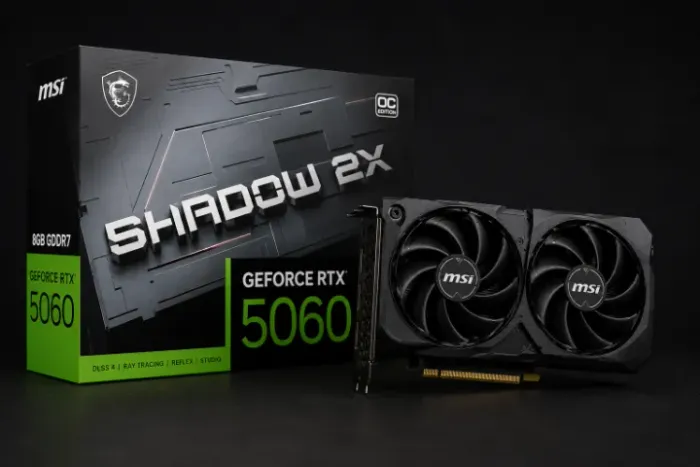 Placa de Video MSI RTX 5060 Shadow 2X OC, 8GB