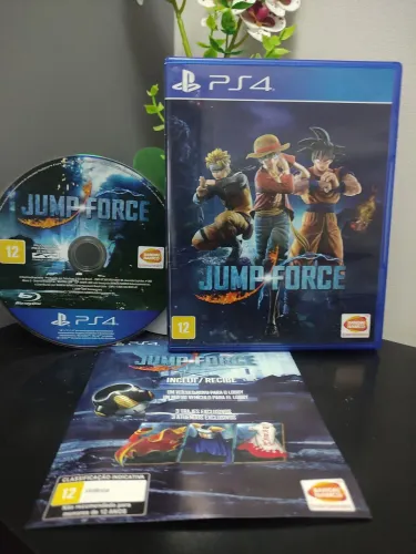 JUMP FORCE para PS4 original, usado em excelente estado de conservação 