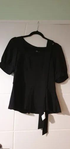 Blusa Preta Manga Curta - P. A Concept