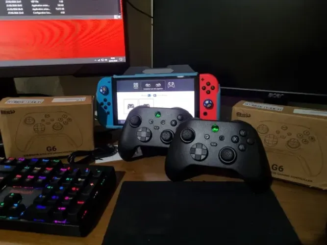 Controle Bluetooth G6 Android IOS PC Nintendo Switch PS4