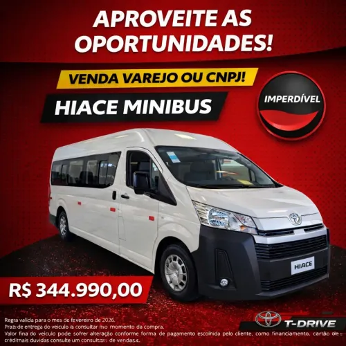 Toyota Hiace MINIBUS DX 2.8 TDI 16L AUT. 2025