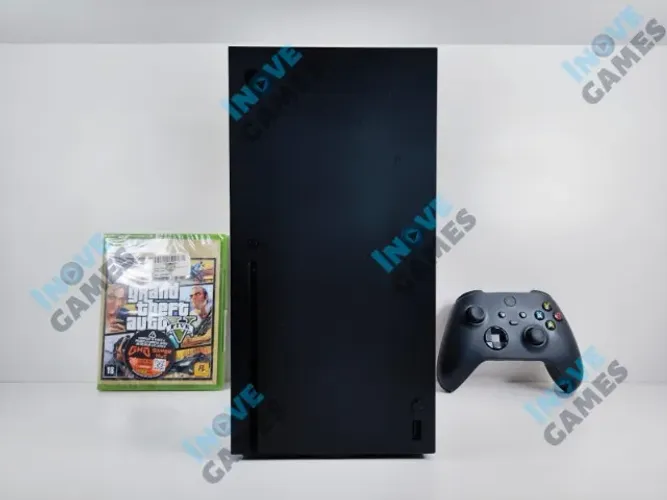 Xbox Series X 1TB Seminovo Completo com GTA 5 + Garantia | Pego seu Console de Entrada!!!