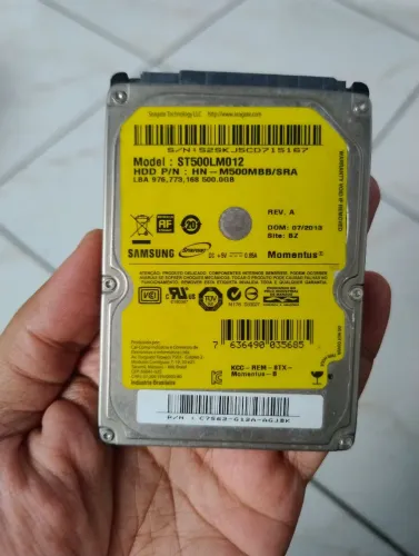 HD 500gb Samsung em ótimo estado!