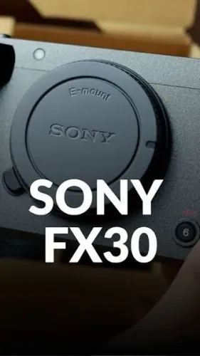 SONY FX30 + lente 17-70mm f/2.8 R$ 12 mil