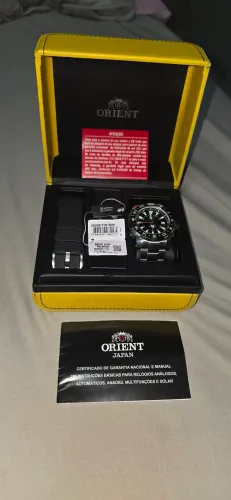 Vendo Relógio Orient Poseidon Profissional 300 Metros Vidro de Safira Coroa de Cerâmica