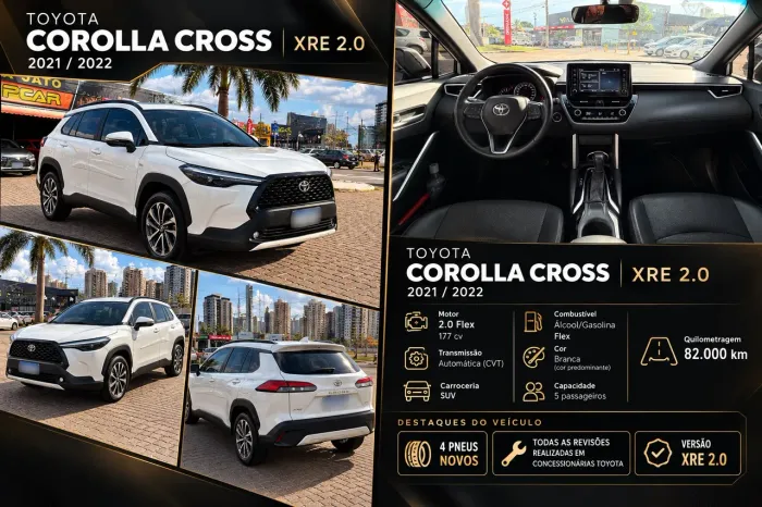 Toyota Corolla Cross XRE 2.0 16V Flex AUT 2022