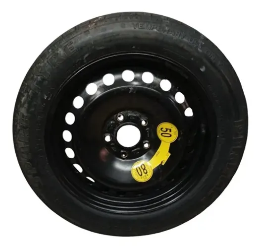 Roda Pneu Estepe Fino 0km Volvo C30 2011 2012 125 85 R16 Preto