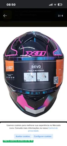 Capacete usado apenas 2x