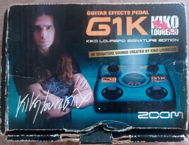 Pedal Zoom G1K Kiko Loureiro Signature Edition - Com Caixa Original