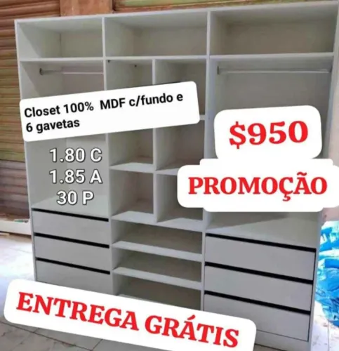 Closet Valor Promocional mdf