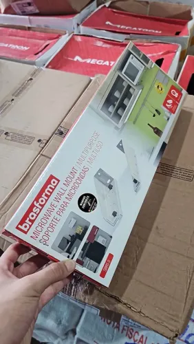 Suporte para microondas ou impressora cor branco