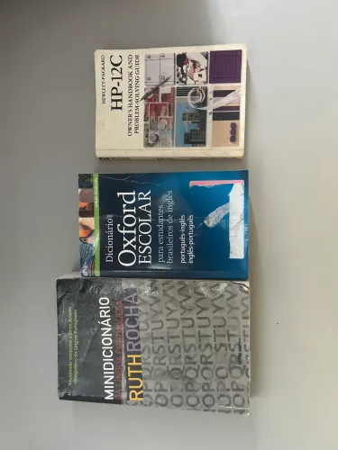 2 dicionários (ruth rocha + oxford) ingles e português + livro em ingles gratis