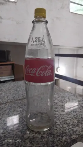 Garrafa de vidro de coca-cola 1,25