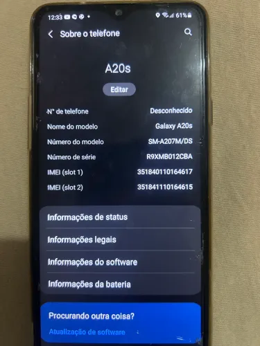 A20s pra sair rápido