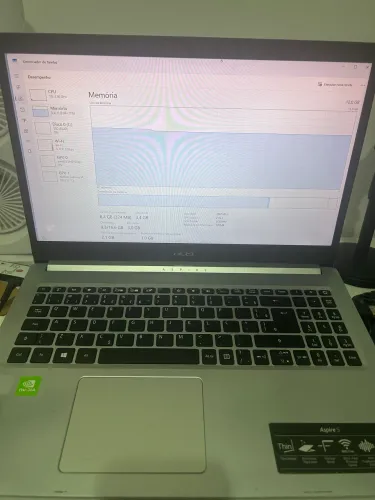 Notebook acer com placa de vídeo 12 gb de RAM