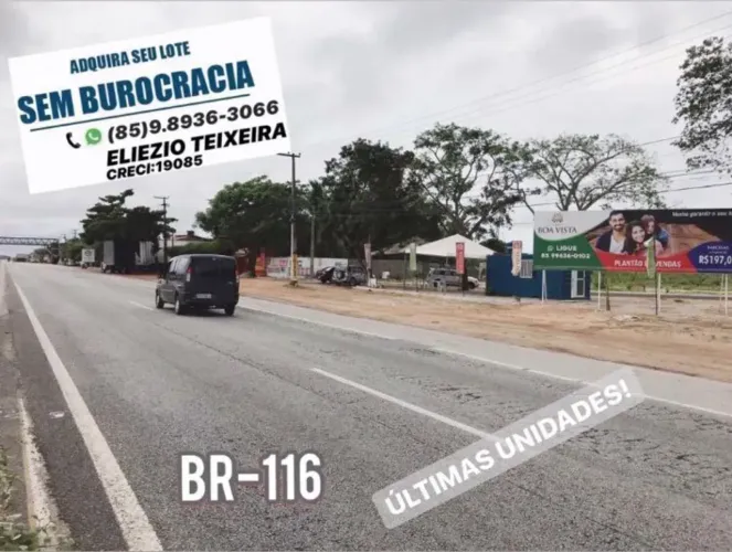 Loteamento Boa Vista as margens da BR-116
