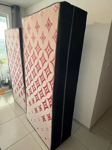 CAMA BOX CONJUGADO SOLTEIRO ESPUMA (BICAMA)