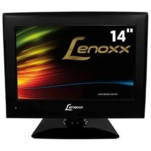 TV/MONITOR PORTÁTIL LENOXX 14 POLEGADAS 12V - PÉ REMOVÍVEL - HDMI, VGA, USB, P2, RCA