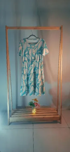Vestido Estampado Geométrico