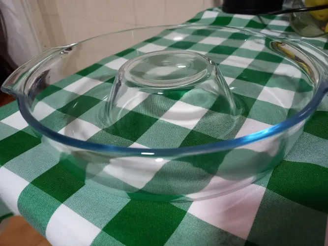 Forma de vidro marinex 