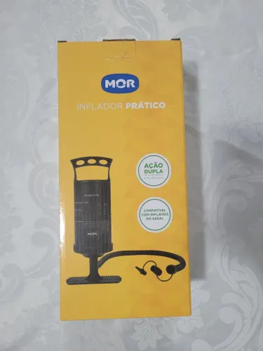 Bomba para encher colchão de ar (camping)