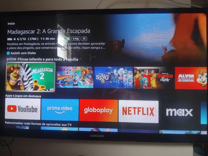 Smart tv samsung 50 polegadas