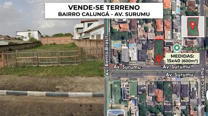 TERRENO NO PONTO DE TRANSFERIR 3 minutos do MIRANTE 