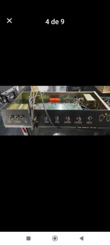 amplificador guitarra antigo anos 80 mikassim funcionando no estado