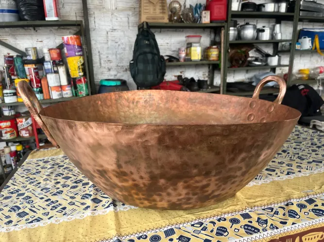Tacho de cobre 80 litros antigo