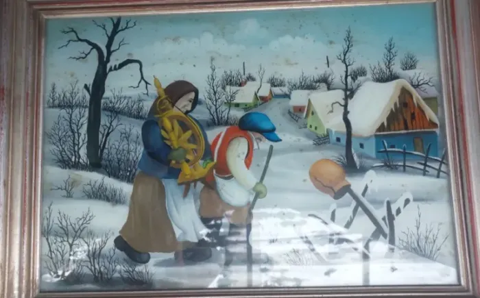 Quadro pintor croata 1974