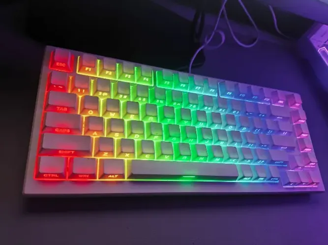 Teclado Magnético Akko TAC75 HE 75% com Gatilho Rápido de 0,005mm, RGB, Taxa de Polling de