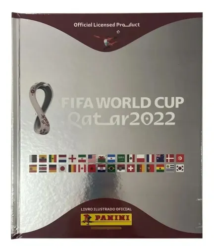 Álbum Copa do Mundo 2022 Capa Dura Prata
