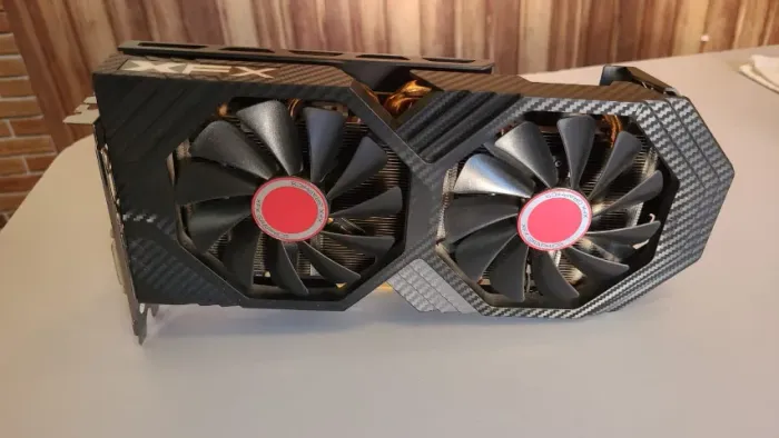 Placa De Video Xfx Rx 580 8gb Original Botão Oc Frete Gratis SP*