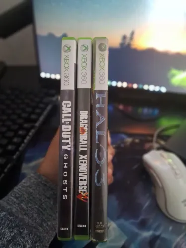Kit Call of duty Ghosts + Dragon Ball Xenoverse + Halo 3 Xbox 360 Original