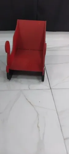 Kit Decoração de Natal em MDF - Trenó + Árvore