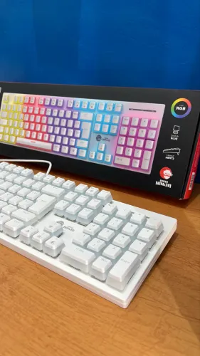 TECLADO GAMER NINJA NOVO - SWITCH AZUL
