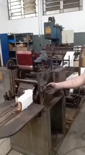 21 máquina para fabricar sacos de hambúrguer e pipoca 18 cm, imprime 2 cores, Tipo Matador