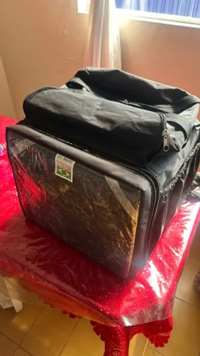 Mochila Bag Motoboy Impermeável Reforçada Delivery Pizza