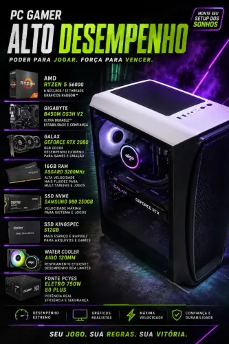 CPU GAMER RYZEN 5600G