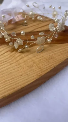 Tiara de Pérolas Daminha/ Florista