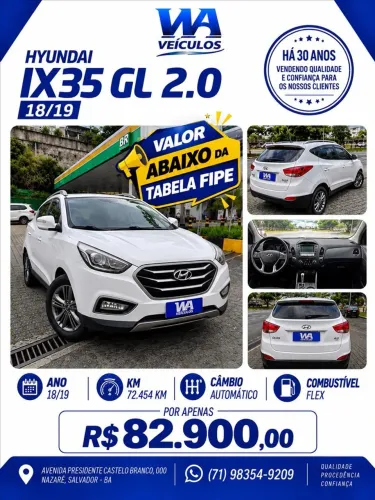 Hyundai IX35 GL 2.0 16V 2WD Flex Aut. 2019