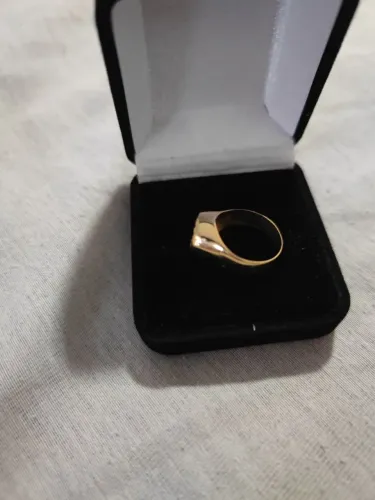 Anel ouro 18 com pedra de mosanite 